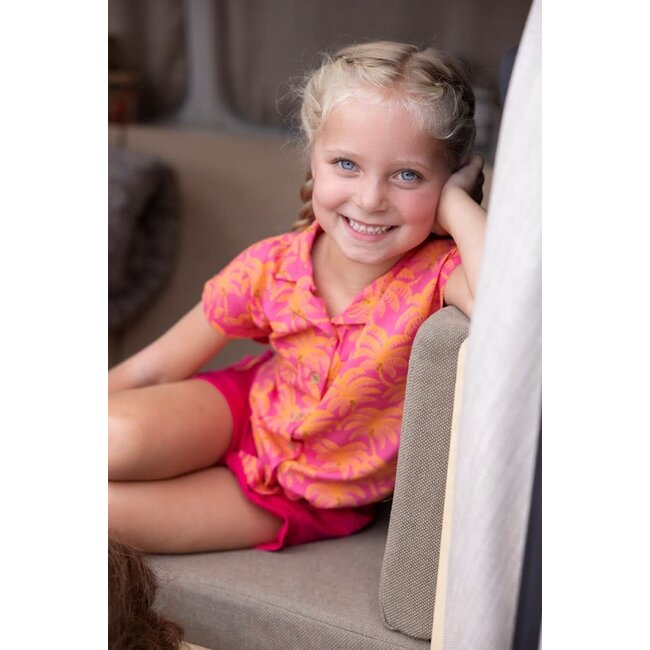 Jubel - Blouse AOP Roze - Samba Shake