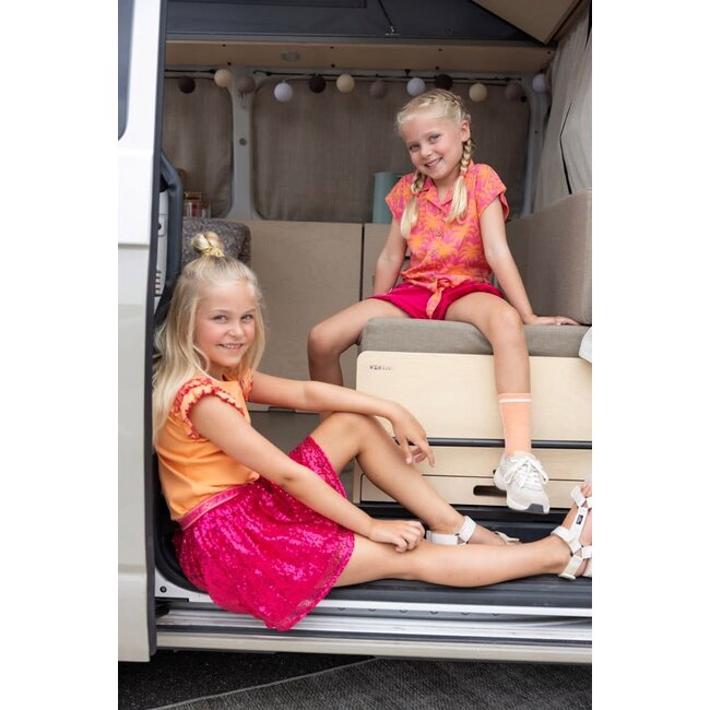 Jubel - Pailetten Rok Fuchsia - Samba Shake