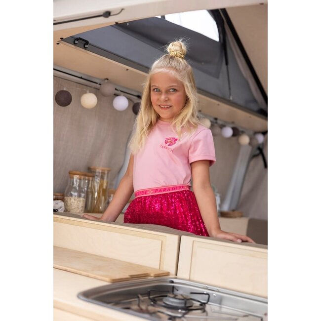 Jubel - Pailetten Rok Fuchsia - Samba Shake