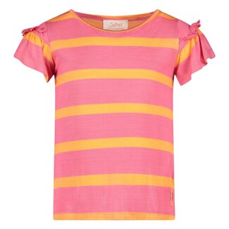 Jubel Jubel - T-shirt Streep Roze - Samba Shake