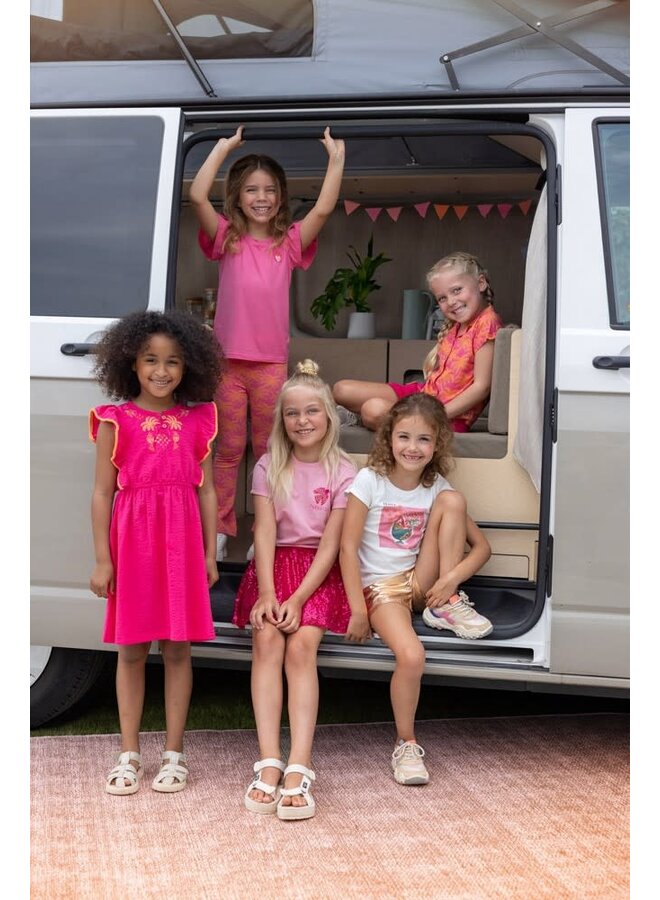 Jubel - Short Ruches Fuchsia - Samba Shake