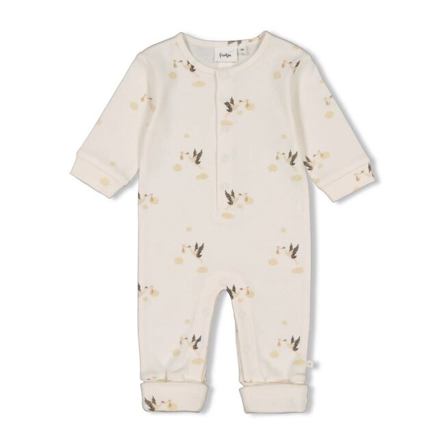 Feetje - Boxpak Omslagvoet AOP Rib Offwhite - Special Delivery