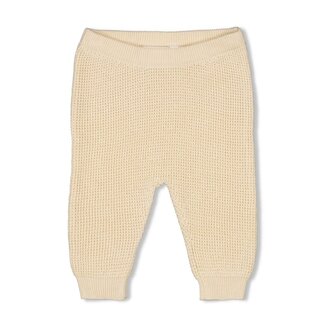 Feetje Feetje - Broek Gebreid Zand Melange - Special Delivery