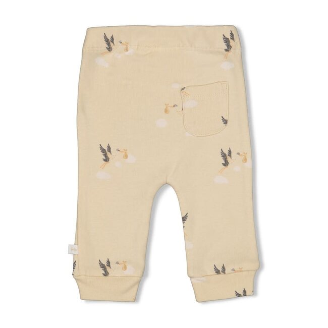 Feetje - Broek AOP Rib Creme - Special Delivery