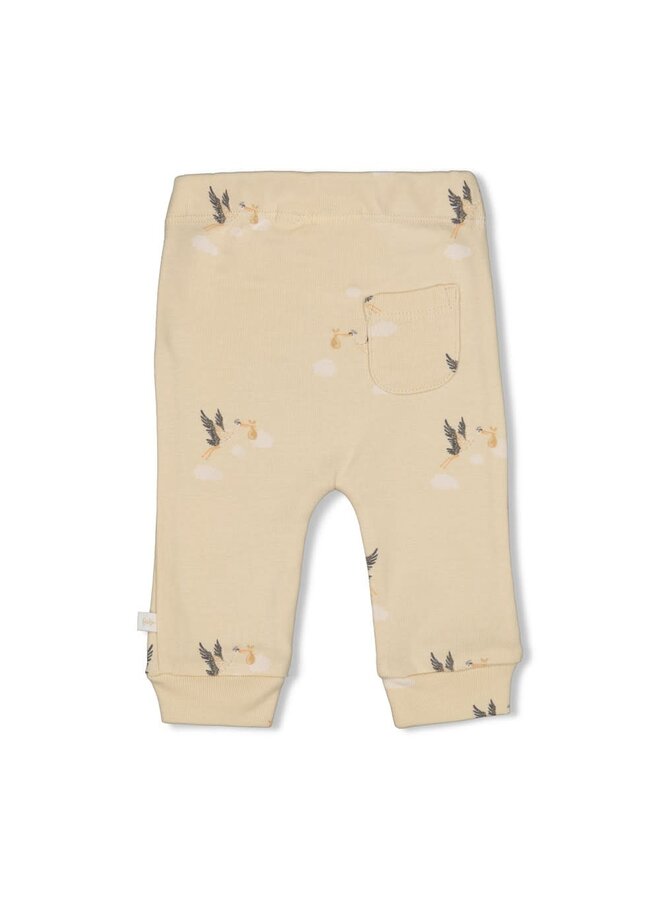 Feetje - Broek AOP Rib Creme - Special Delivery