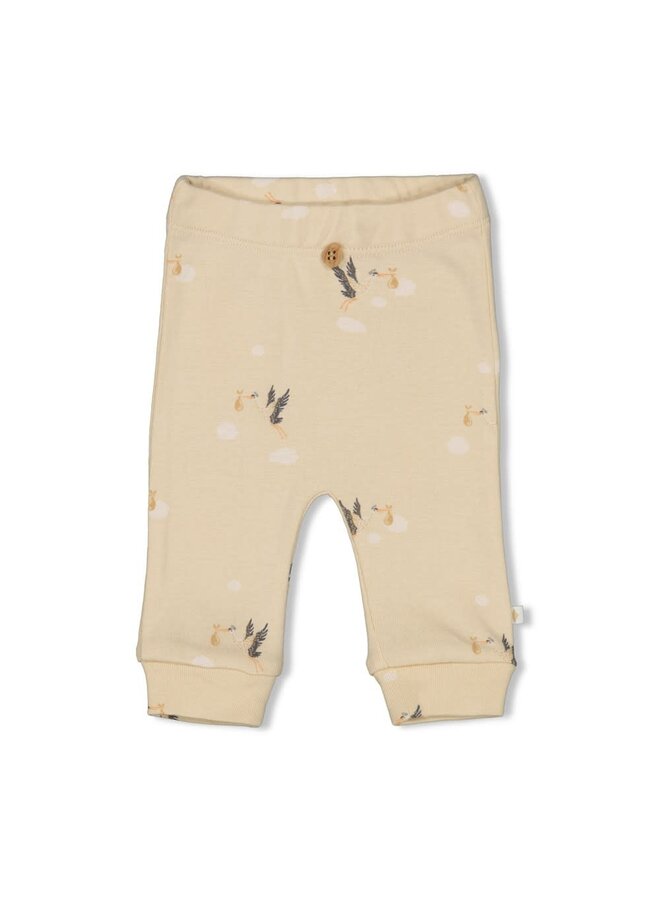 Feetje - Broek AOP Rib Creme - Special Delivery