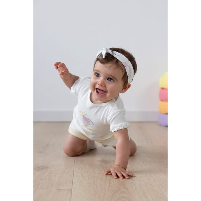 Feetje - Short Streep Badstof Geel - Sunshine