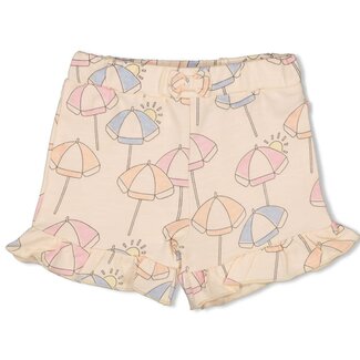 Feetje Feetje - Short Ruches AOP Perzik - Sunshine