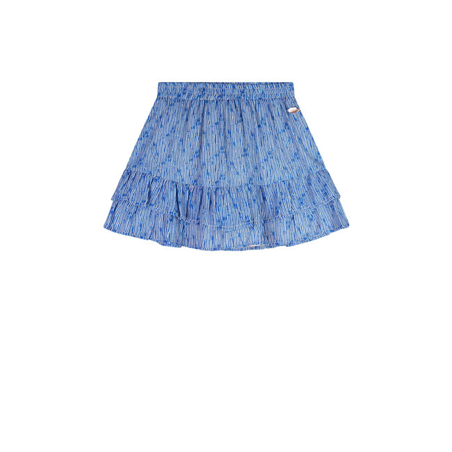 NoBell' - AOP Printed Skirt Naia - Nautical Blue