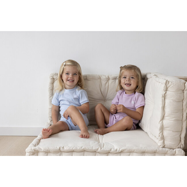 Feetje - Shortama Wafel Zomer Pyjama - Lila