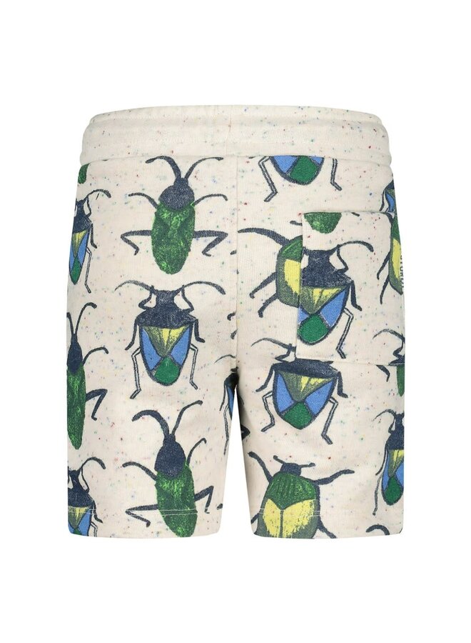 Sturdy - Short AOP Offwhite Melange - Explore More