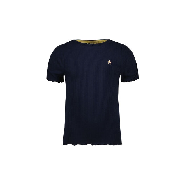 Like Flo - Rib Shirt Elise - Navy