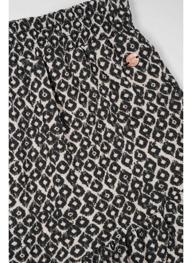 NoNo - AOP Skirt Naia - Pearled Ivory