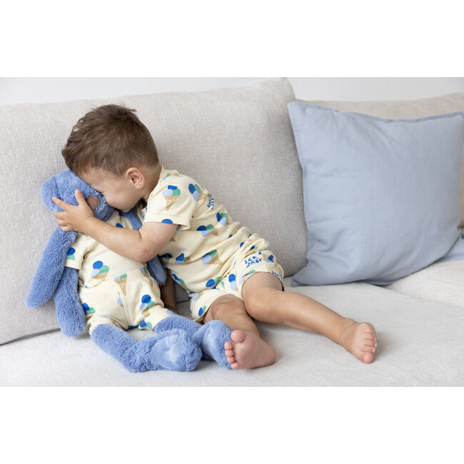 Feetje - Baby Shortama Zomer Pyjama Gino Gelato - Geel - Premium Summerwear