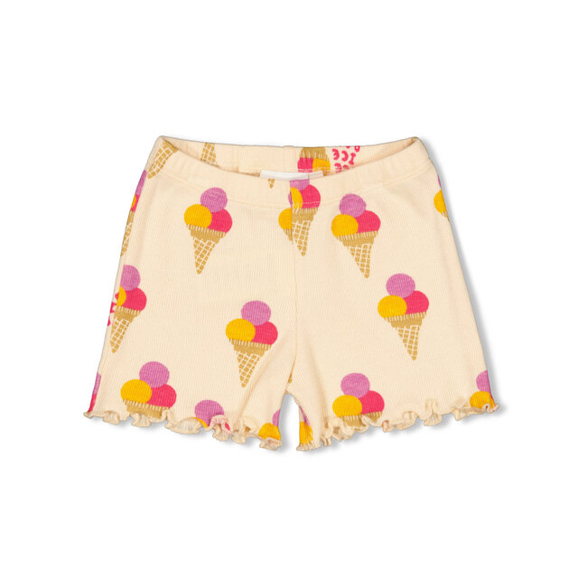 Feetje - Baby Shortama Zomer Pyjama Isa Icecream - Perzik - Premium Summerwear