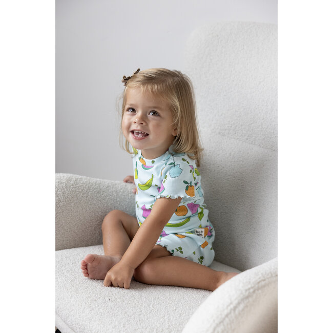 Feetje - Baby Shortama Zomer Pyjama Femmy Fruit - Mint - Premium Summerwear
