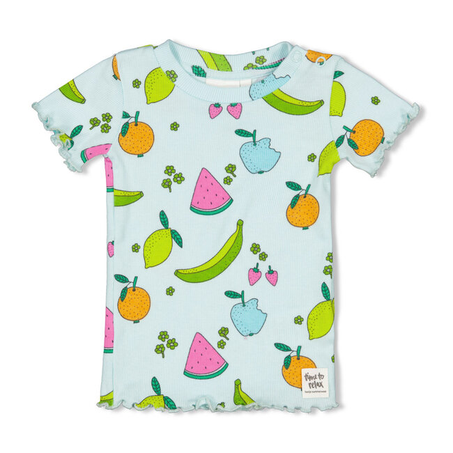Feetje - Shortama Zomer Pyjama Femmy Fruit - Mint - Premium Summerwear