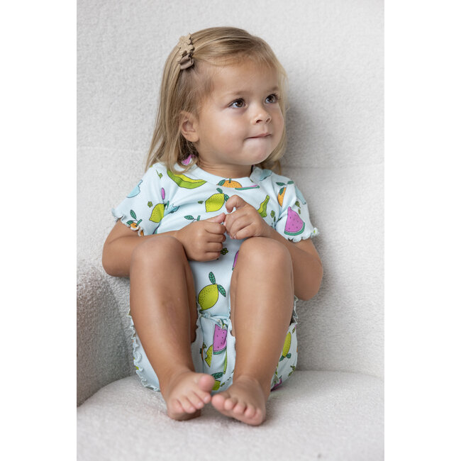 Feetje - Shortama Zomer Pyjama Femmy Fruit - Mint - Premium Summerwear