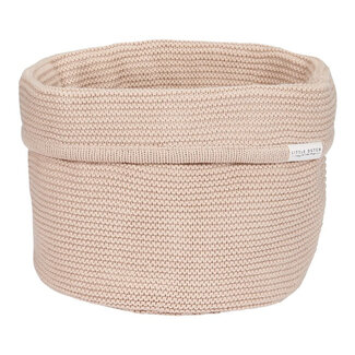 Little Dutch Little Dutch - Gebreide Opbermand Rond - Beige