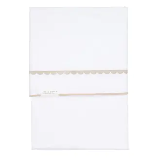 Little Dutch Little Dutch - Wieglaken Geborduurd - Beige