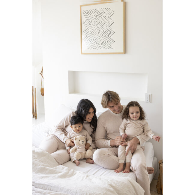 Feetje - Knuffel Pyjama / Knuffelshirt Wafel - Stroopwafel - Family Edition