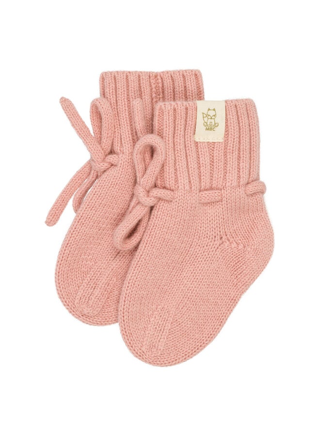 Moalie - Merinowol Slofjes - Dusty Pink