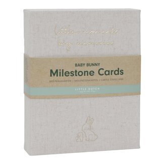 Little Dutch Little Dutch - Mijlpaal Kaarten 'Mijn eerste jaar' - Newborn Naturals