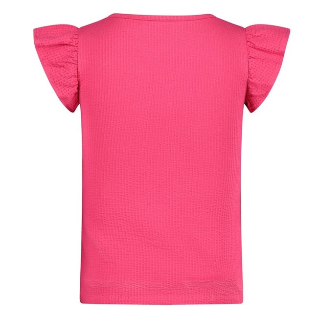 Jubel - T-shirt Ruches Fuchsia - Samba Shake