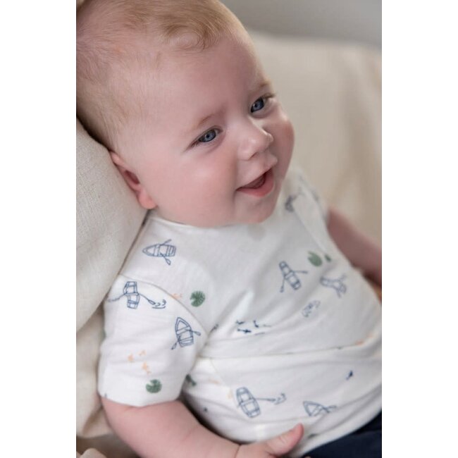 Feetje - T-shirt AOP Offwhite - Rock My Boat