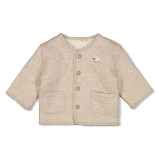 Feetje Feetje - Omkeerbaar Jasje Taupe Melange - Sleepy Sheepy