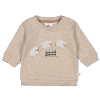 Feetje Feetje - Sweater Taupe Melange - Sleepy Sheepy