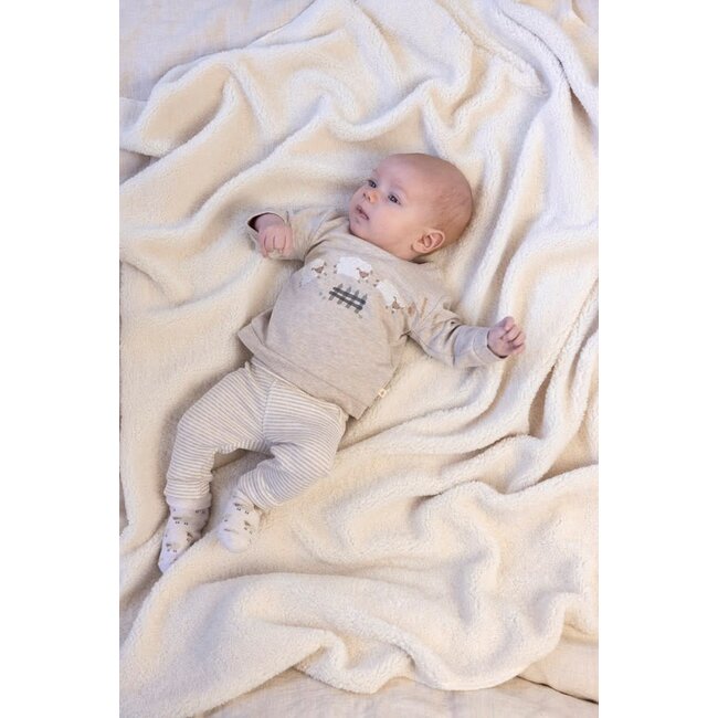 Feetje - Sweater Taupe Melange - Sleepy Sheepy