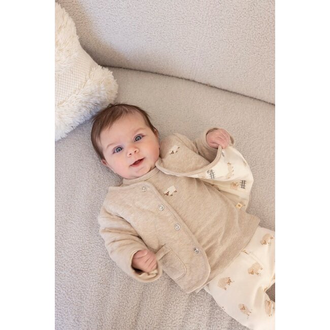 Feetje - Longsleeve Taupe Melange - Sleepy Sheepy