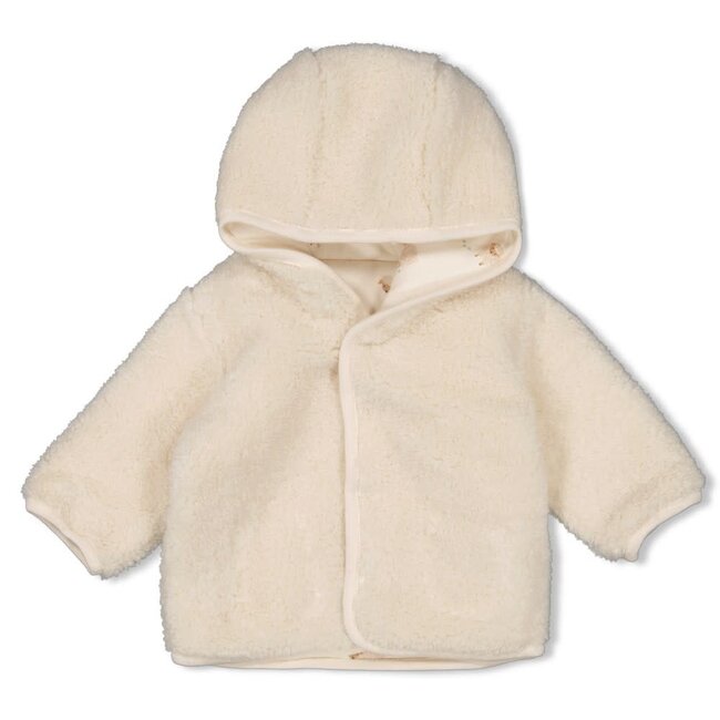 Feetje - Omkeerbaar Teddy Jasje met Capuchon Creme - Sleepy Sheepy
