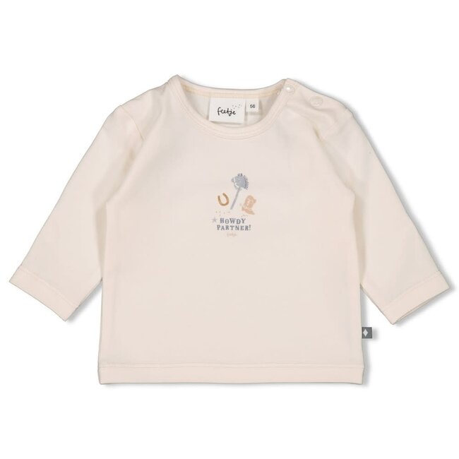 Feetje - Longsleeve Offwhite - Howdy