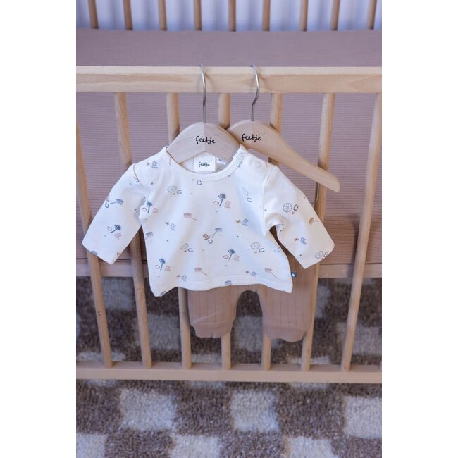 Feetje - Longsleeve AOP Offwhite - Howdy