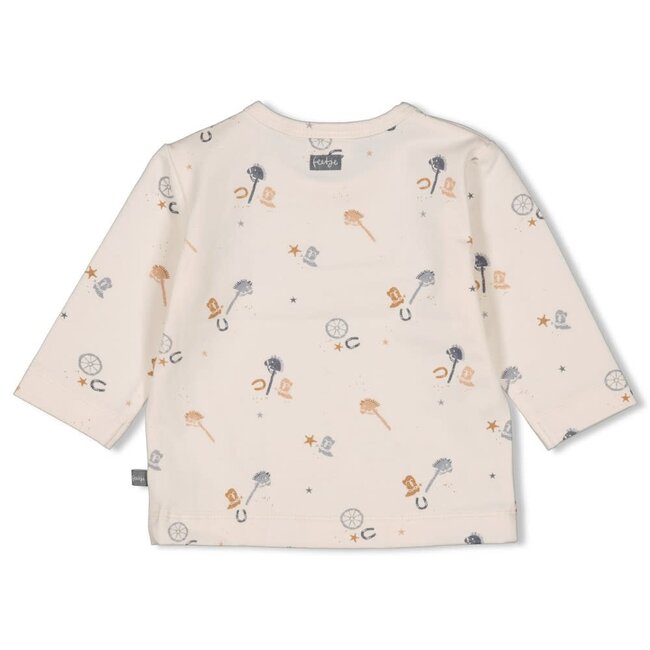 Feetje - Longsleeve AOP Offwhite - Howdy