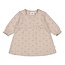 Feetje - Jurk Rib AOP Taupe Melange - Morning Sun