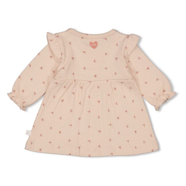 Feetje - Jurk AOP Lichtroze - Morning Sun