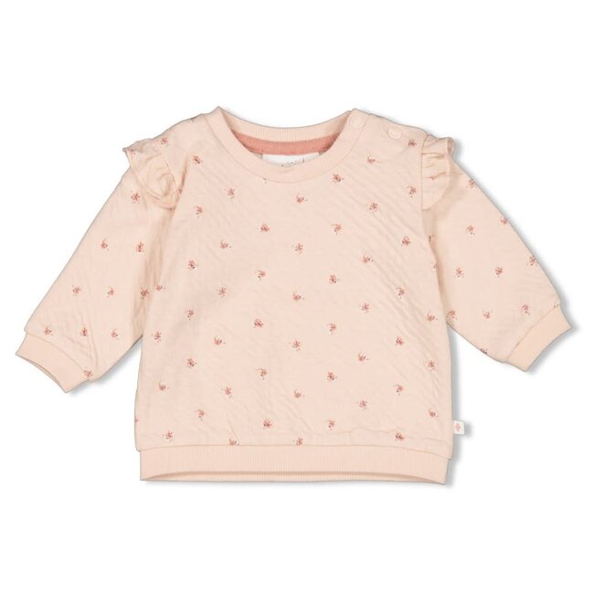 Feetje - Sweater AOP Lichtroze - Morning Sun