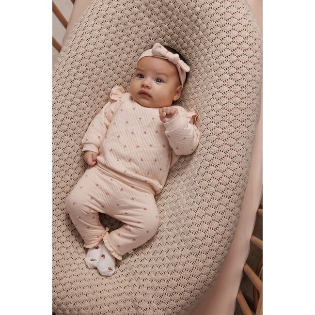 Feetje - Sweater AOP Lichtroze - Morning Sun