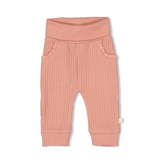 Feetje Feetje - Broek Ajour Rib Roze - Morning Sun