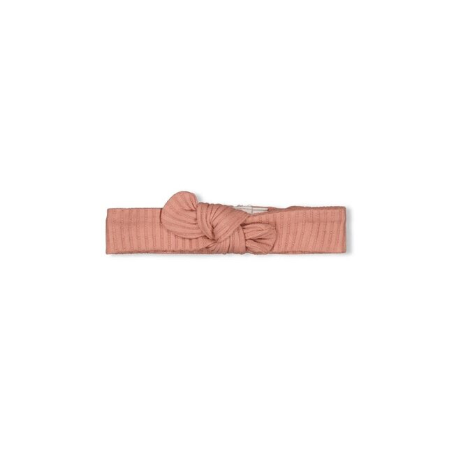 Feetje - Haarband Ajour Rib Roze - Morning Sun