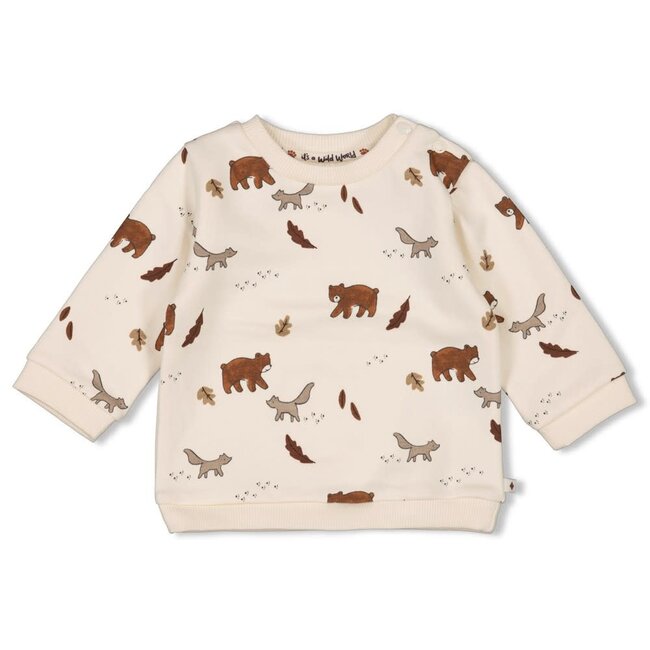 Feetje - Sweater AOP Offwhite - Wild World