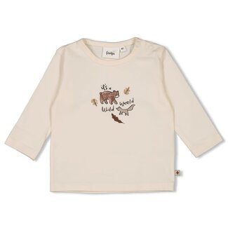 Feetje Feetje - Longsleeve Offwhite - Wild World