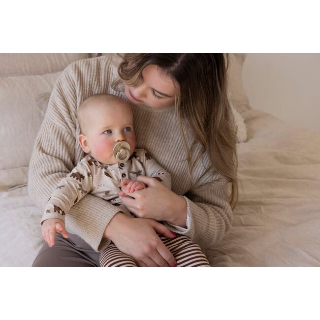 Feetje - Longsleeve AOP Taupe Melange - Wild World