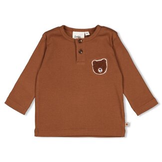 Feetje Feetje - Longsleeve Rib Bruin - Wild World