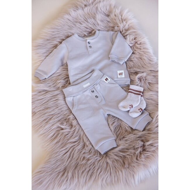 Feetje - Longsleeve Rib Grijs - Wild World