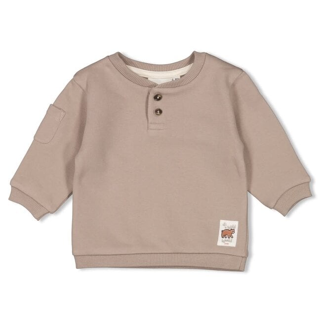 Feetje - Sweater Grijs - Wild World