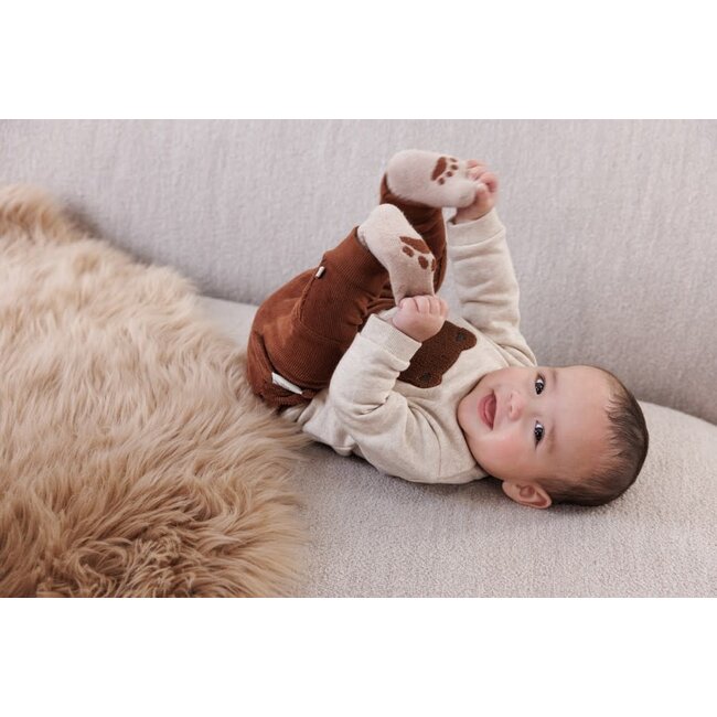 Feetje - Sokken Taupe Melange - Wild World